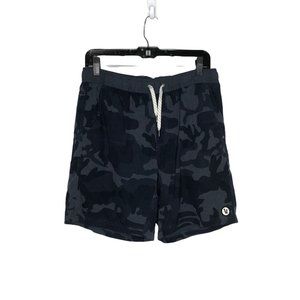 Vuori Mens Kore Drawstring Shorts Size Medium Black Watercolor Camo Athletic